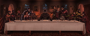 DC Comics the last supper graphics art HD wallpaper