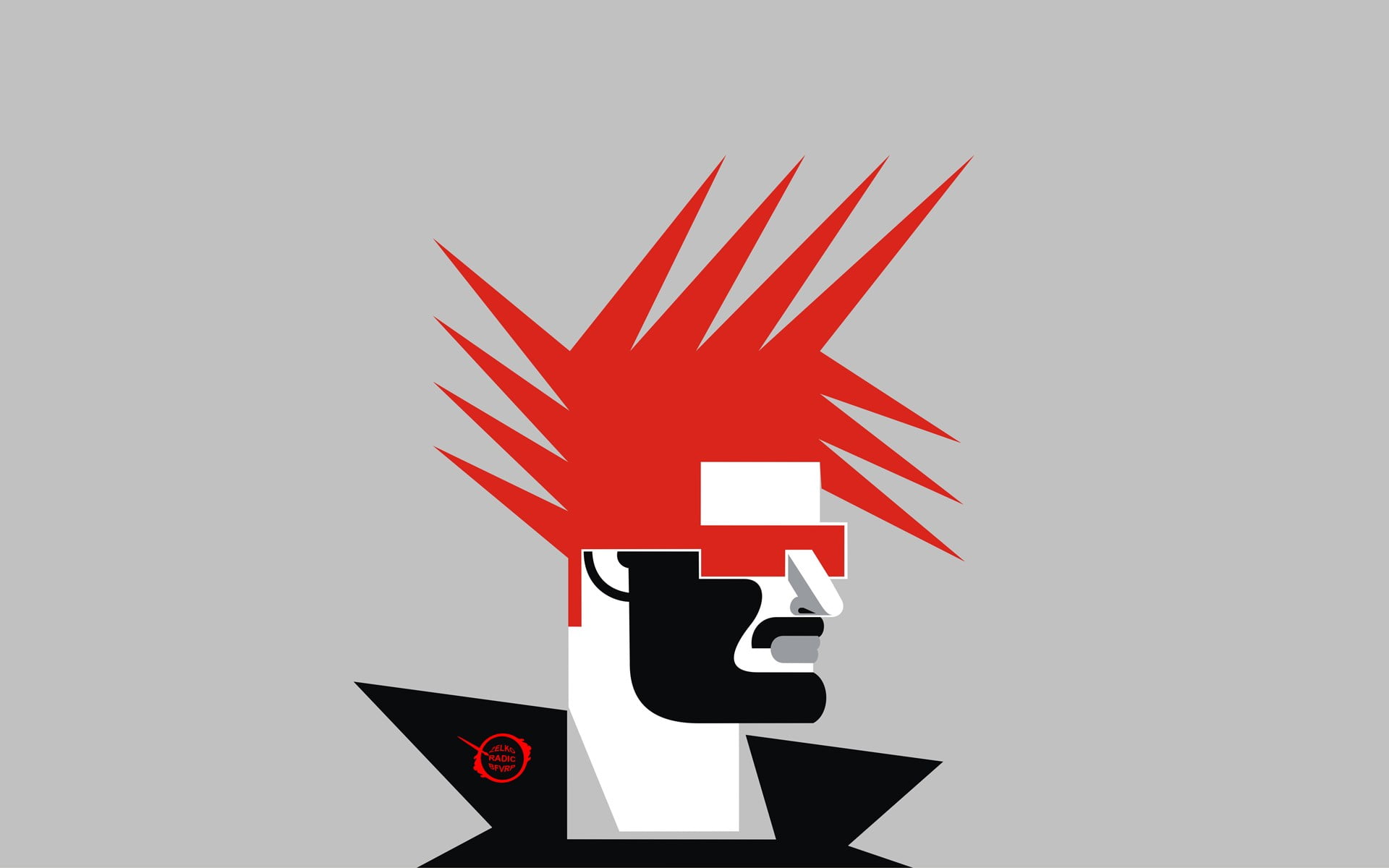 red haired male clip art, fantasy art, punk rock, punk, vector