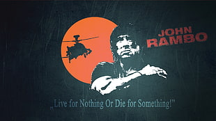 John Rambo poster, movies, John Rambo, Sylvester Stallone, Rambo HD wallpaper