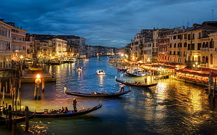 Venice Canal, Italy, photography, urban, landscape, architecture HD wallpaper