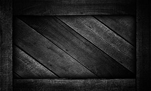 black wooden frame HD wallpaper