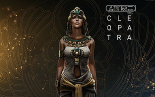 Cleopatra digital wallpaper