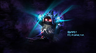Rammus character digital wallpaper, League of Legends, Rammus, video games