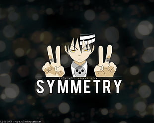 Symmetry anime illustration, Death The Kid, symmetry, Soul Eater HD wallpaper