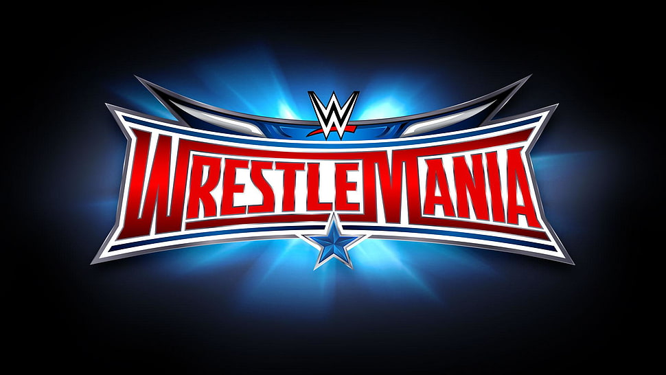 Wrestle Mania logo HD wallpaper
