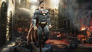 Superman digital wallpaper, Superman, video games HD wallpaper