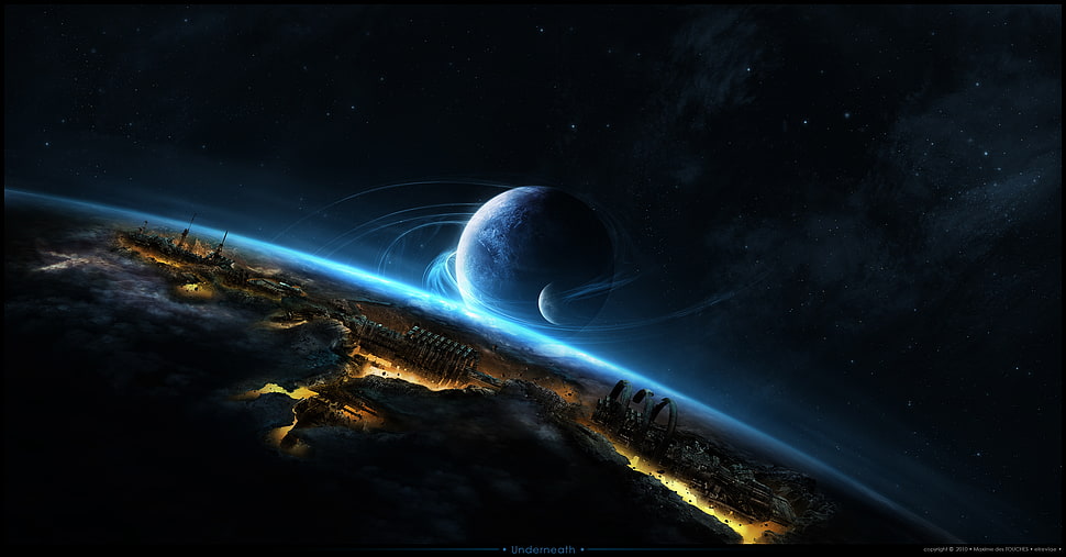 solar planet wallpaper HD wallpaper
