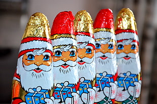 Santa Claus figurine HD wallpaper