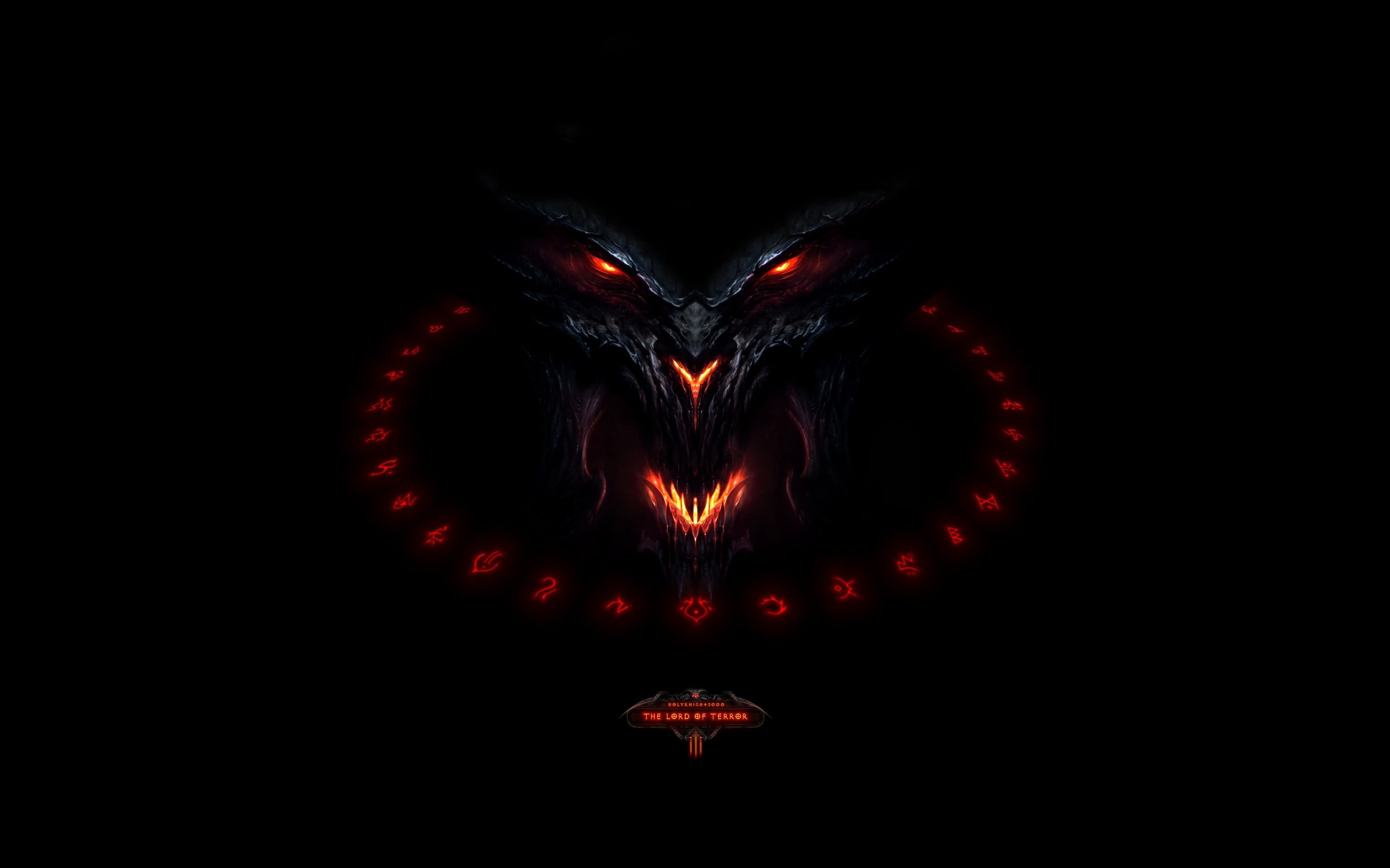 black character wallpaper, demon, Diablo III
