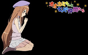 female anime illustration
