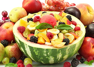 closeup photography of fruit salad