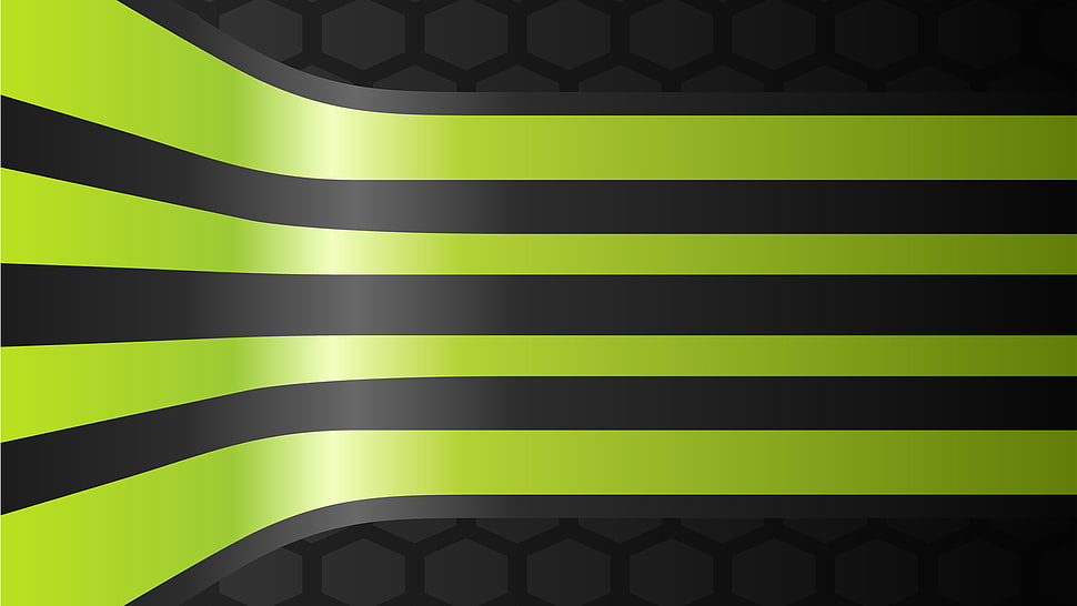 green and black stripe board, stripes, pattern, digital art, abstract HD wallpaper
