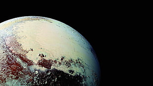 planet digital wallpaper, planet, Pluto, space, Dwarf Planet