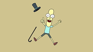 male cartoon character wallpaper, Rick and Morty, Adult Swim, cartoon, Mr.Poopybutthole