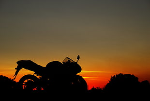 motorcycle, sunset, motorcycle
