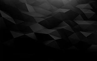 gray and black geometrical illustration HD wallpaper