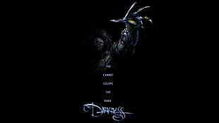 Darkness character digital wallpaper, the Darkness, comics, black background, Jackie Estacado HD wallpaper