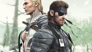 Solid Snake illustration, Metal Gear Solid , Big Boss, Metal Gear Solid 3: Snake Eater, The Boss
