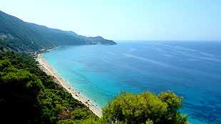 blue ocean water, Greece, Lefkada