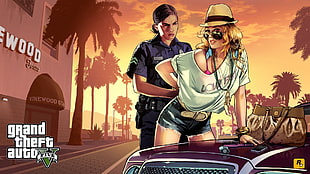 Grand Theft Auto Five digital wallpaper HD wallpaper