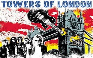 Tower of London illustration HD wallpaper