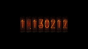 red and black electronic counter digital art, Steins;Gate, anime, time travel, Divergence Meter