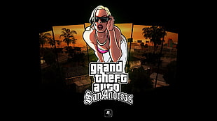Grand Theft Auto San Andreas 3D wallpaper, Grand Theft Auto San Andreas, Rockstar Games, video games, PlayStation 2 HD wallpaper