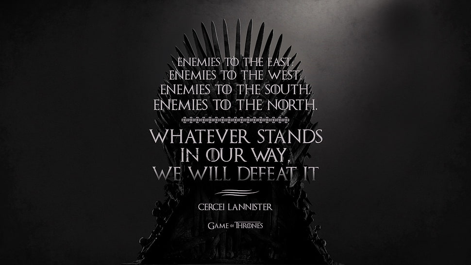Game of Thrones wallpaper, Game of Thrones, Book quotes HD wallpaper