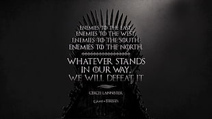 Game of Thrones wallpaper, Game of Thrones, Book quotes HD wallpaper