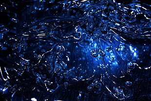 blue water digital wallpaper