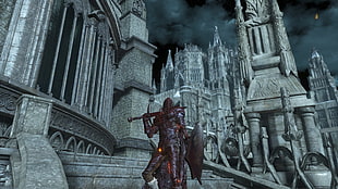 videogame screenshot, Dark Souls III, dungeon, dark, souls