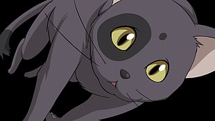 black anime cat, anime, cat, Code Geass HD wallpaper
