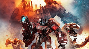 Transformers illustration, video games, Transformers HD wallpaper
