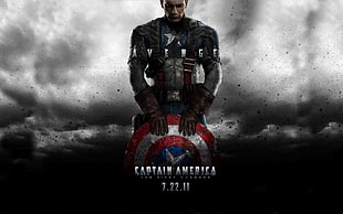Captain America movie poster, Captain America: The First Avenger, Captain America, Chris Evans HD wallpaper