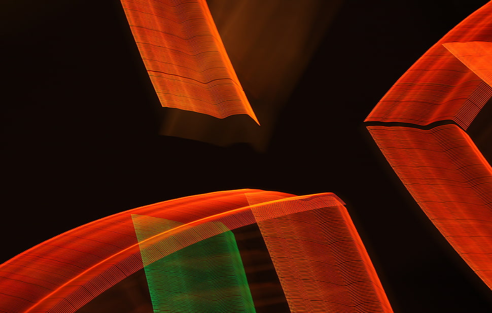 red and black 3D artwork HD wallpaper