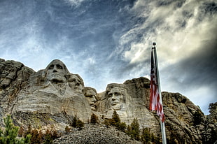 landmark Mount Rushmore photograph HD wallpaper