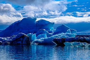 cold, iceberg, melting, snow