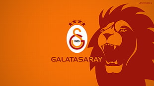 1905 Galatasaray digital wallpaper, Galatasaray S.K., lion, soccer, soccer clubs HD wallpaper