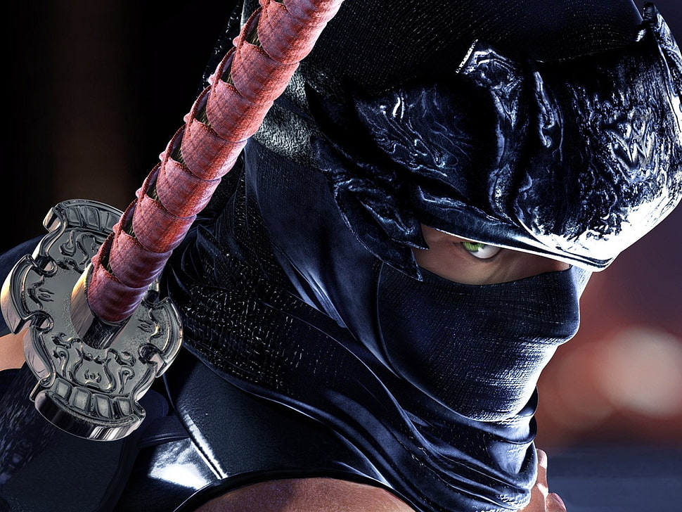 men's black mask, video games, Ninja Gaiden, ninjas HD wallpaper