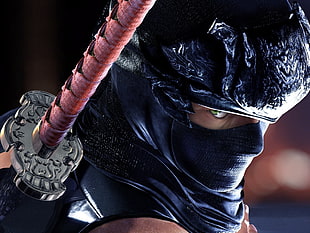 men's black mask, video games, Ninja Gaiden, ninjas