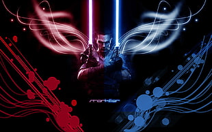 black and red glass fish, starkiller, Star Wars: The Force Unleashed, video games, lightsaber HD wallpaper