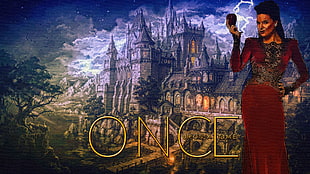 Once Upon a Time digital wallpaper, Once Upon A Time, The Evil Queen, Evil Queen, Regina Mills HD wallpaper