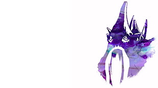 purple and white wallpaper, Dota 2, Dota, Dark Seer, video games