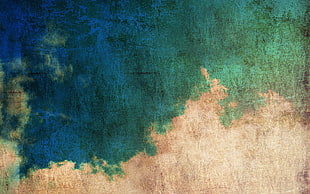 blue and green area rug, abstract, colourfull, simple, texture