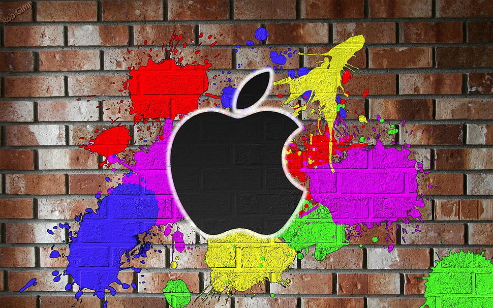 Apple logo HD wallpaper