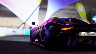 black sports coupe, Forza Games, forza horizon 3, Koenigsegg Regera, car