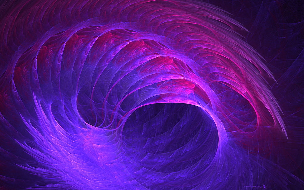 purple and pink abstract illustration HD wallpaper