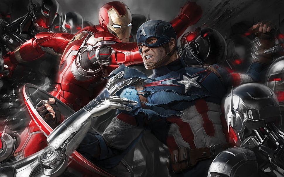 Avengers characters wallpaper HD wallpaper