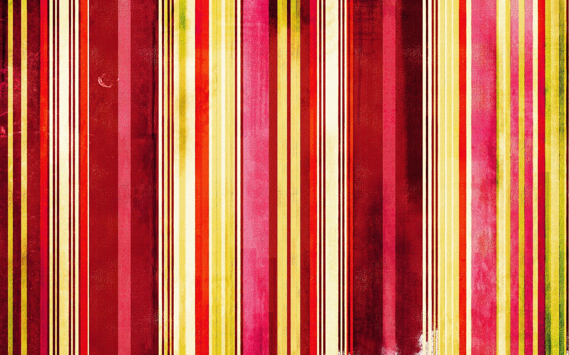 red, yellow, and black stripe artwork
