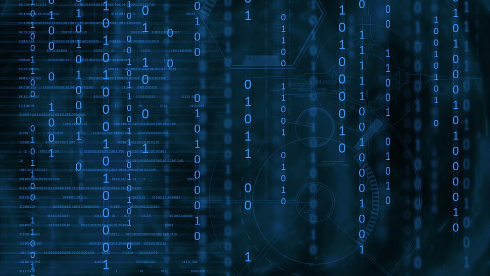 technology, binary, numbers, code HD wallpaper